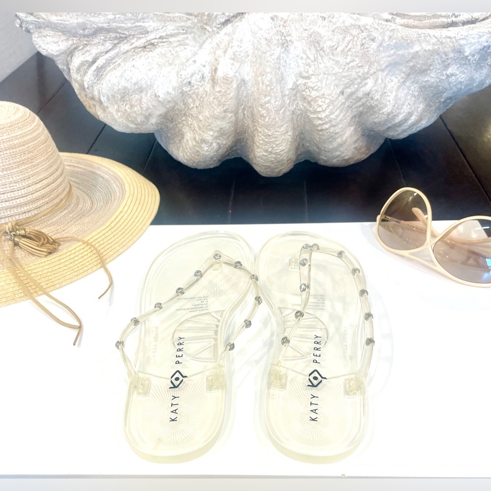 Katy Perry Women's The Geli-Flip Flop With Rhinestones NEW with Original Box